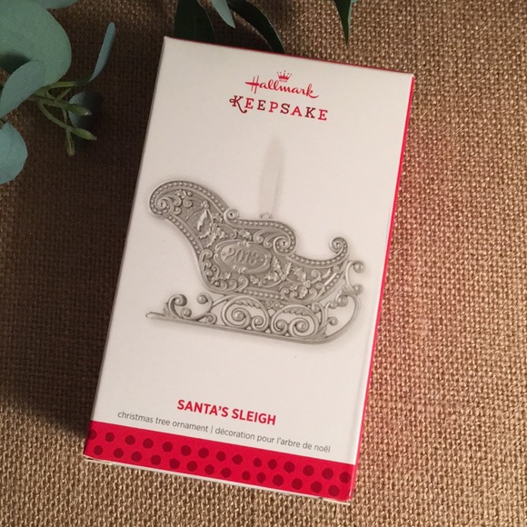 NIB Vintage 2013 Hallmark Santa’s Sleigh Ornament - Picture 7 of 10